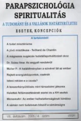 Biztonságos fizetés Parapszichológia-Spiritualitás 2004/1.
