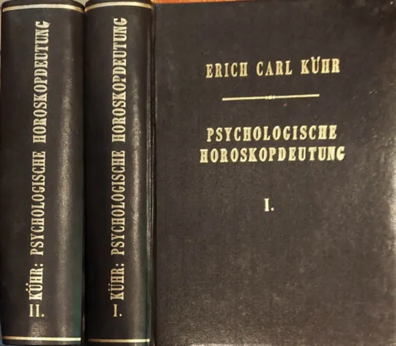 Expressz kézbesítés Psychologische Horoskopdeutung - Analyse und Synthese, I-II. német nyelven