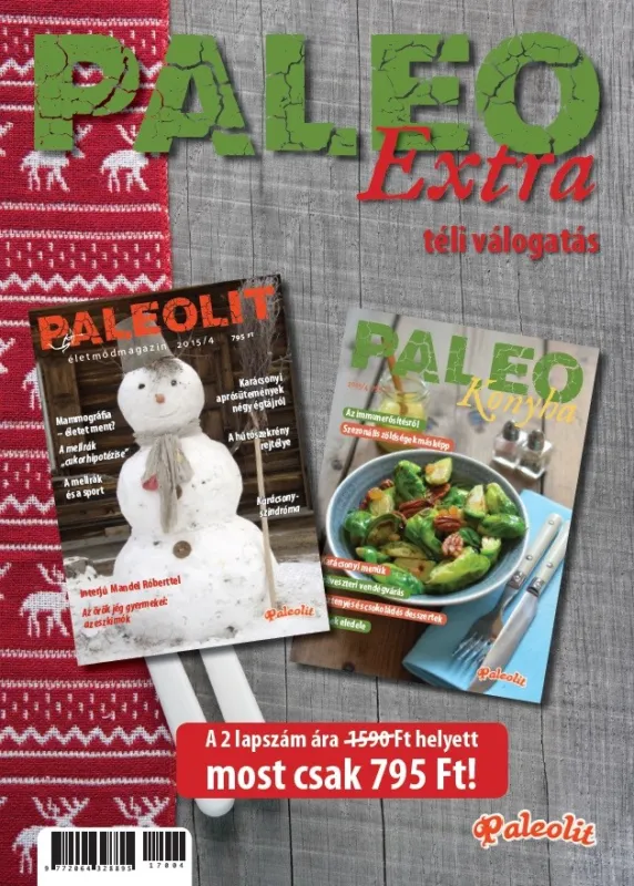 Kedvezményes ár PALEO Extra téli válogatás 17/4 PÉM 2015/4 + PK 2015/4