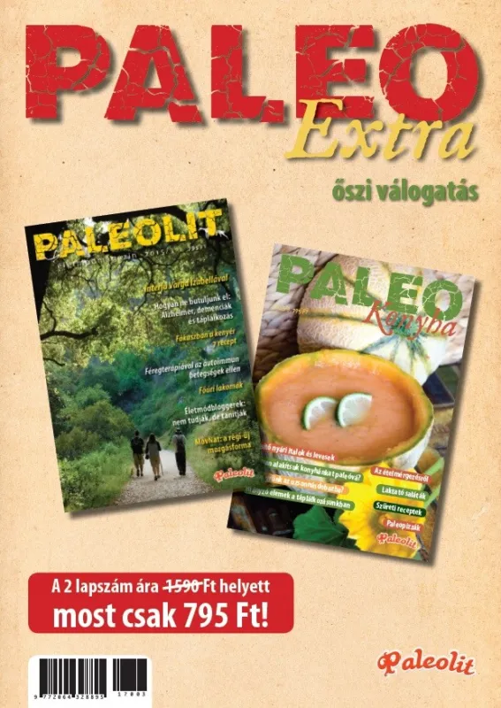 PALEO Extra őszi válogatás 17/3 PÉM 2015/3 + PK 2015/3 Biztonságos vásárlás