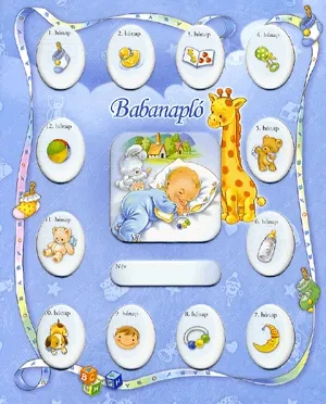 Szuper akció Babanapló (kék) - kicsi