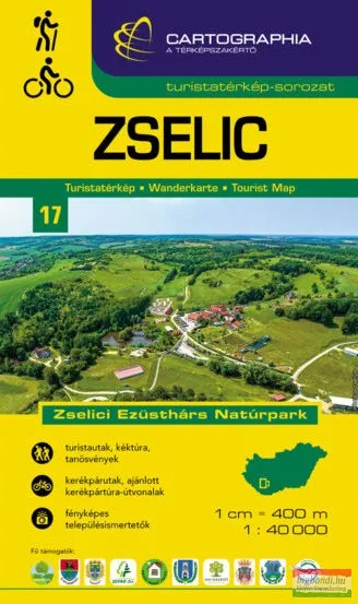 Biztonságos fizetés Zselic turistatérkép 1:60.000