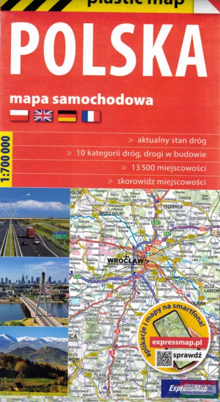 Lengyelország térkép 1:700.000 Ajánlat