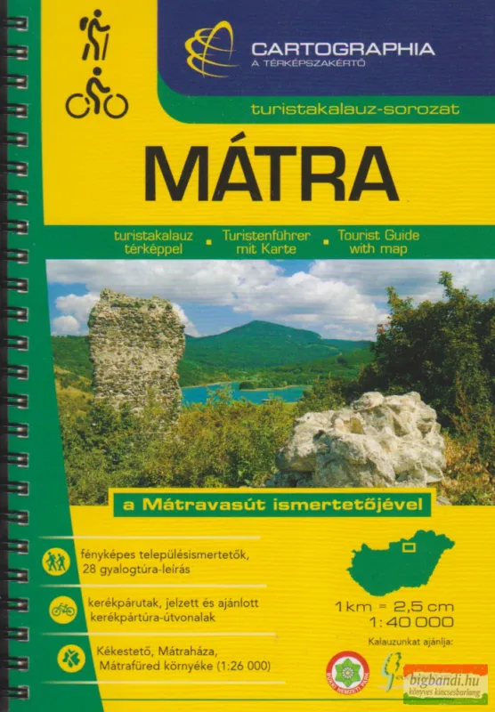 Mátra turistakalauz 1:40.000 Kihagyhatatlan ajánlat