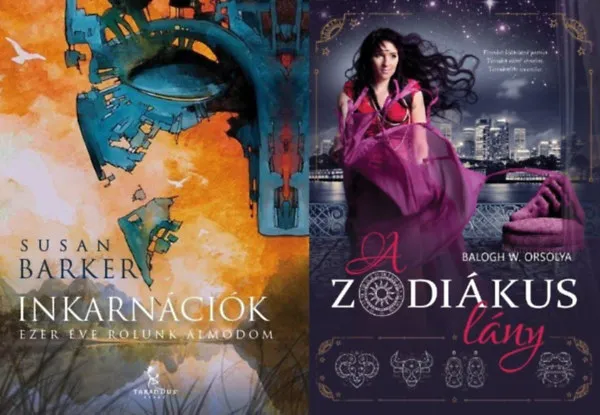 2 db ezoterikus regény: Inkarnációk - Ezer éve rólunk álmodom + A zodiákus lány Ne maradj le