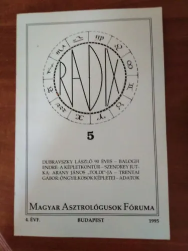Radix 5. 4. vf. 1995 (magyar asztrolgusok fruma) Szuper akció