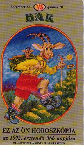 Ez az Ön horoszkópja az 1992. esztendő 366 napjára - Bak Csak ma