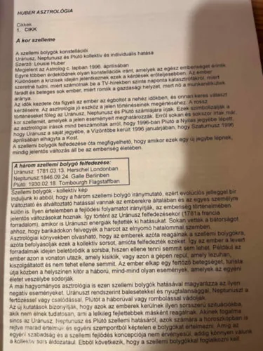 Népszerű Huber asztrológia