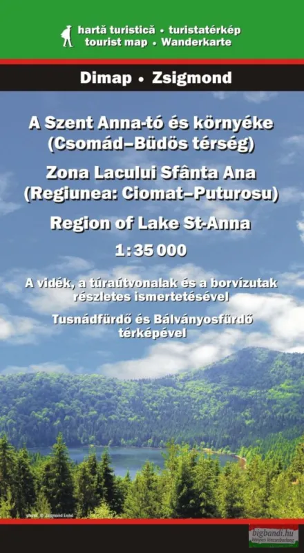 Prémium A Szent Anna-tó és környéke (Csomád-Büdös térség) 1:35000