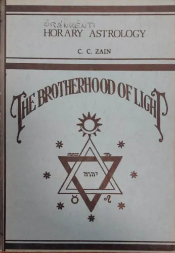 Legjobb ár The Brotherhood Of Light. VIII. - Horary Astrology