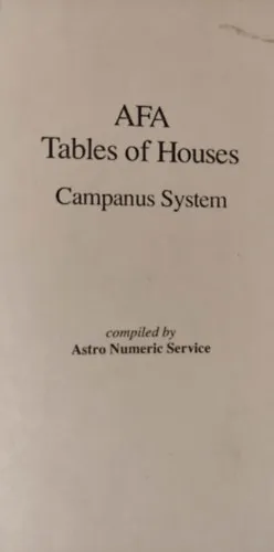 AFA - Tables of Houses Szuper ajánlat