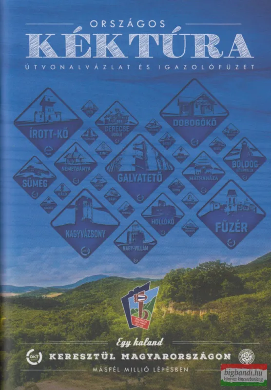 Bestseller Országos Kéktúra útvonalvázlat és igazolófüzet