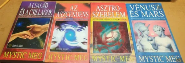 4 db Mystic Meg: A család és a csillagok + Az aszcendens + Asztro-szerelem + Vénusz és Mars Nézd meg most