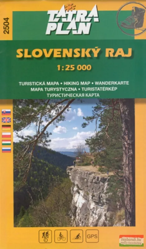 Olcsóbb Szlovák Paradicsom turistatérkép 1:25000