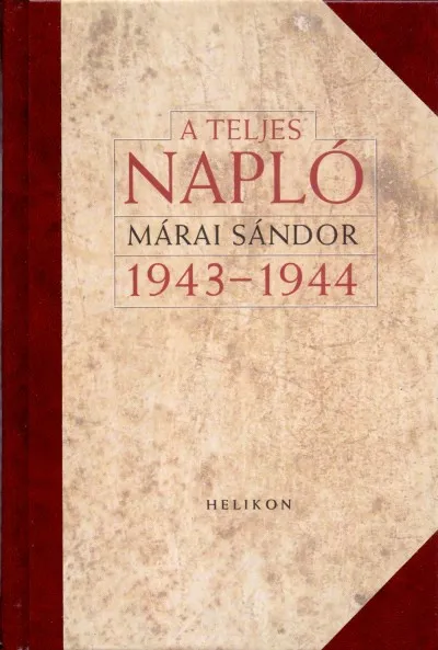 Prémium A teljes napló - 1943-1944 - Bőrkötés