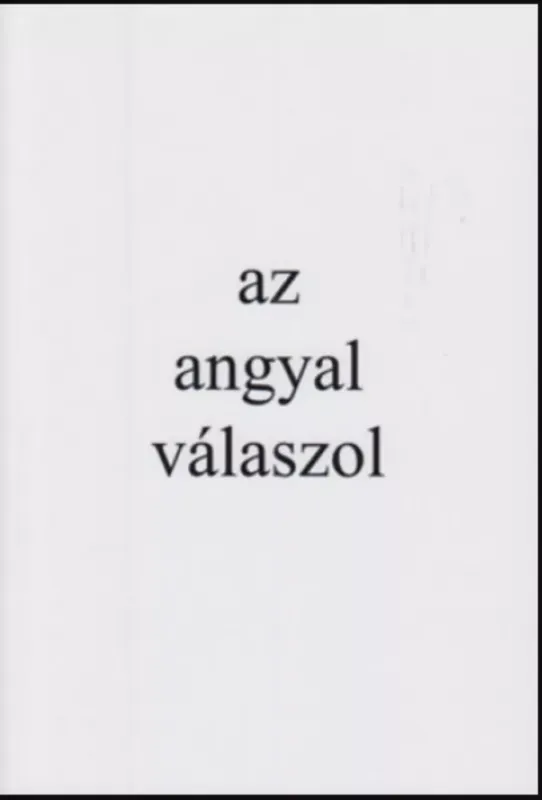 Vedd meg online Az angyal válaszol - Mallász Gitta