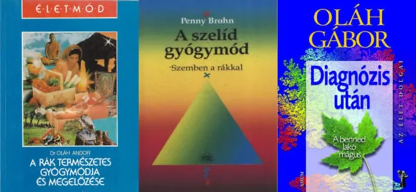 3 db könyv a rákbetegség kezelésére: Diagnózis után - A benned lakó mágus + A rák természetes gyógymódja és megelőzése Ne maradj le