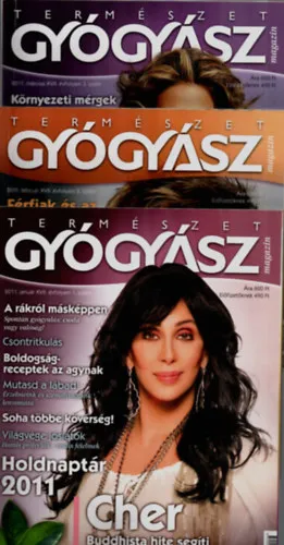 Természetgyógyász magazin 2011/1-12. (teljes évfolyam számonként.) Outlet
