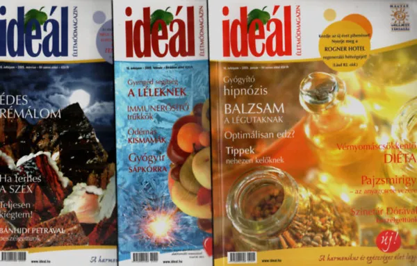 Ideál Reforméletmód-magazin 2005/1-12. - (teljes évfolyam.) Akciós ár