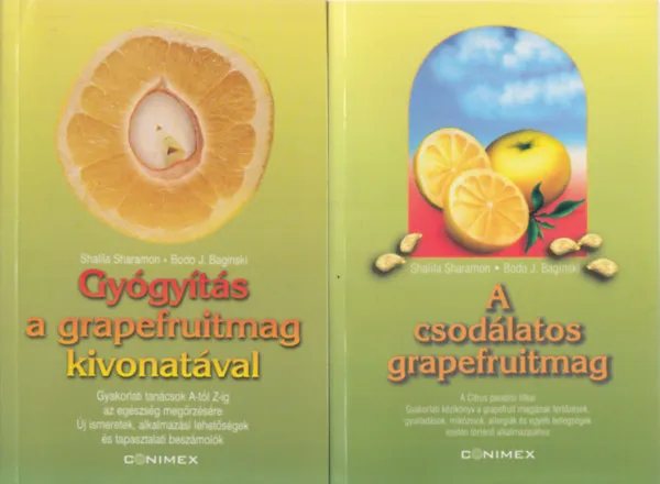 2db mű - A csodálatos grapefruitmag + Gyógyítás a grapefruitmag kivonatával Biztonságos fizetés