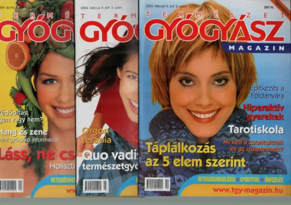 Természetgyógyász magazin 2004/1-12. - (hiányzik az 1. szám.) Biztonságos fizetés
