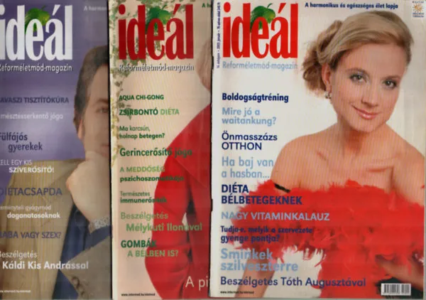 Ideál Reforméletmód-magazin 2003/1-12. - (teljes évfolyam.) Végkiárusítás