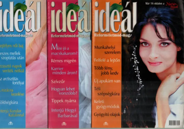 Ideál Reforméletmód-magazin 2000/1-12. - (hiányzik a 1, 3, 4, 7, szám.) Ajánlat