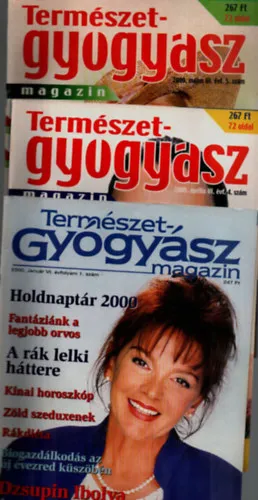 Csak ma Természetgyógyász magazin: 2000/1-12. (2, 3. szám hiányzik.)