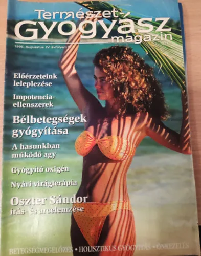 Biztonságos fizetés TermészetGyógyász magazin- 1998. augusztus, IV. évfolyam 8. szám