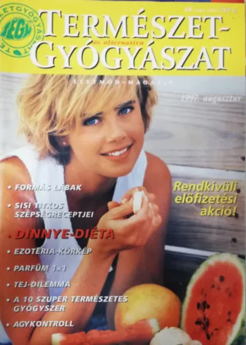 Gyors kiszállítás Természetgyógyászat életmód magazin 1997. Augusztus