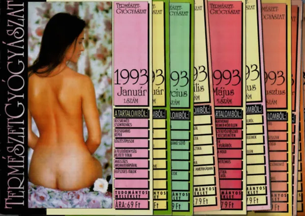 Természetgyógyász magazin 1993/1-12. (teljes évfolyam számonként.) Kedvezményes ár