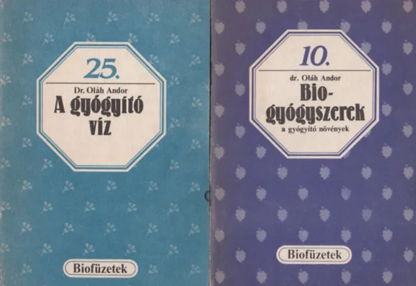 Biogyógyszerek + A gyógyító víz ( Biofüzetek, 2 db.) Outlet