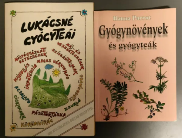 Akciós ár Lukácsné gyógyteái + Gyógynövények és gyógyteák (2mű)