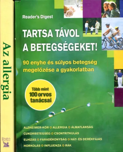Olcsóbb 2 db életmód kötet: Tartsa távol a betegségeket - Az allergia