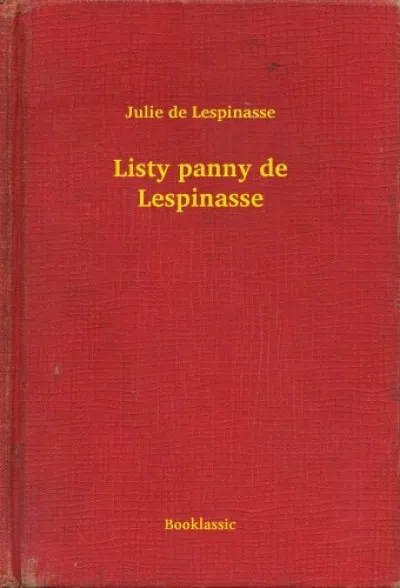 Listy panny de Lespinasse Olcsó