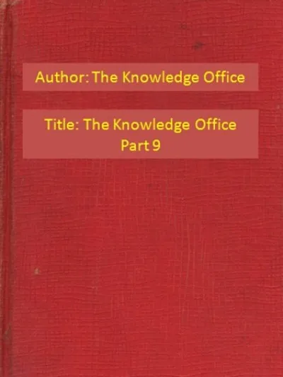 Akciós ár The Knowledge Office Part 9