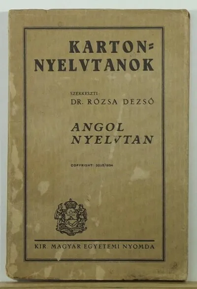 Angol nyelvtan - Karton nyelvtanok Népszerű