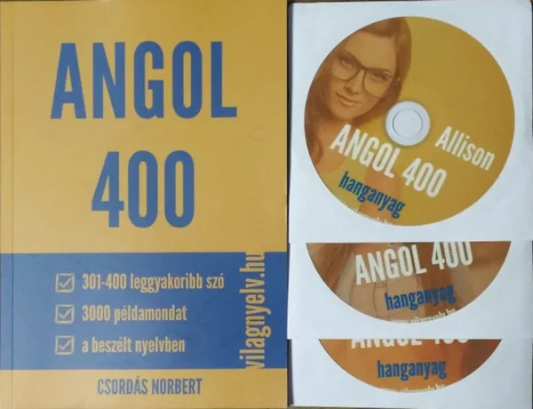 Angol 400 (301-400) + Hanganyag (3 CD) Biztonságos fizetés