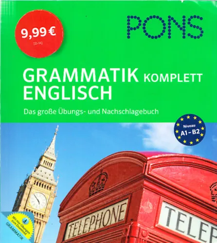 PONS : Grammatik Komplett Englisch - Das große Übungs - und Nachschlagebuch Különleges ajánlat