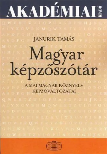Magyar képzőszótár Legkelendőbb