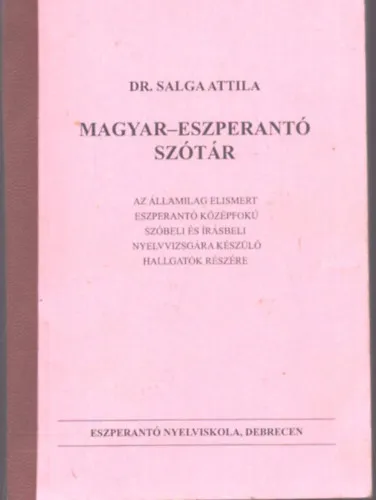 Magyar-eszperantó szótár Nézd meg most