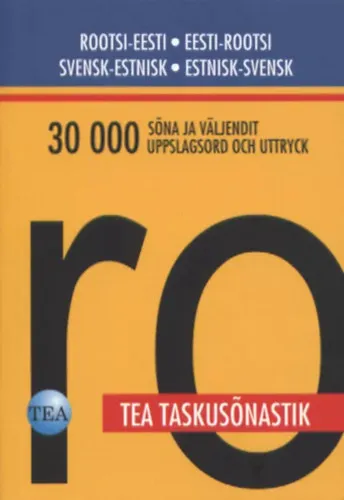 Csak ma Rootsi-eesti/eesti-rootsi taskusonastik. Svensk-estnisk/estnisk-svensk fickordboken