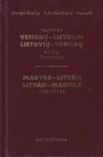 Kihagyhatatlan ajánlat Magyar - litván , litván - magyar kisszótár
