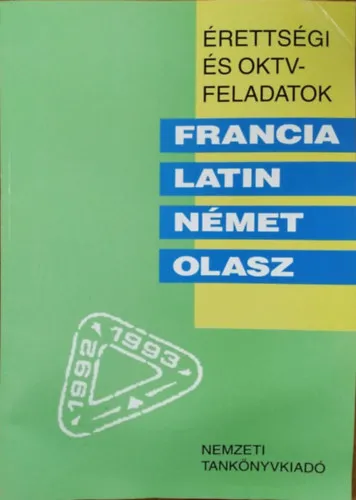 Érettségi és OKTV-feladatok - Francia, latin, német, olasz - 1992/93 Árengedmény