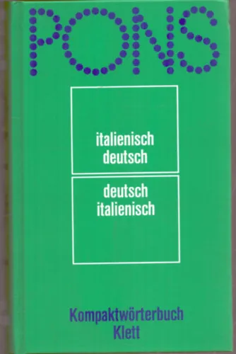 Gyors kiszállítás PONS - Italienisch-Deutsch - Deutsch-Italienisch Kompaktwörterbuch