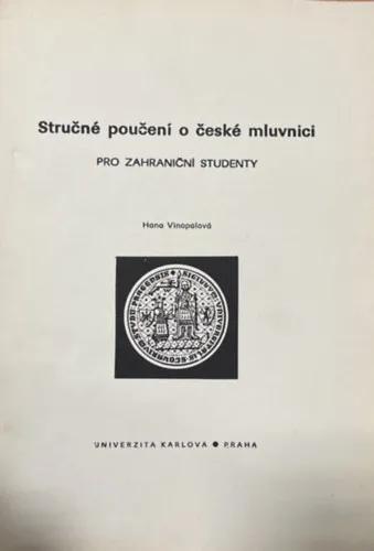 Stručné poučeni o české mluvnici pro zahraniční studenty Kedvezmény