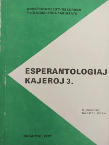 Outlet Esperantologiaj kajeroj 3./ Eszperantológiai füzetek 3.