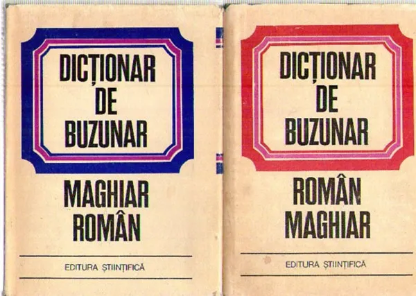 Dictionar de buzunar maghiar-roman + roman-maghiar (2 kötet) Korlátozott ajánlat