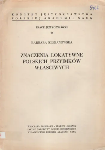 Znaczenia lokatywne polskich przyimków wlasciwych Árengedmény