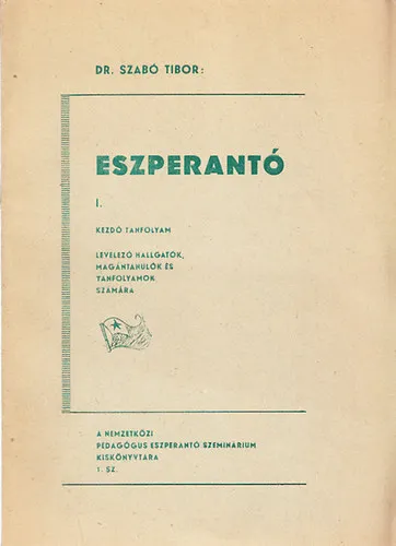 Kedvezmény Eszperantó I. (Kezdő tanfolyam)